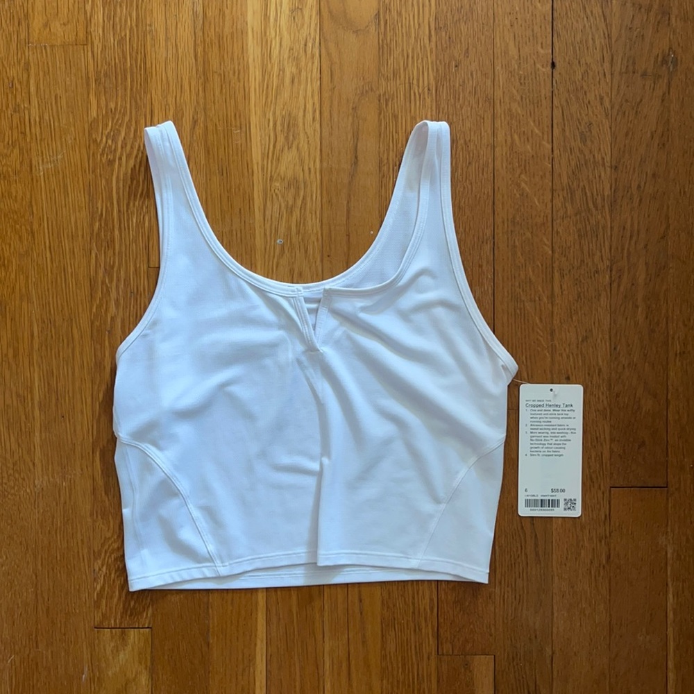 Lululemon Cropped Henley Tank